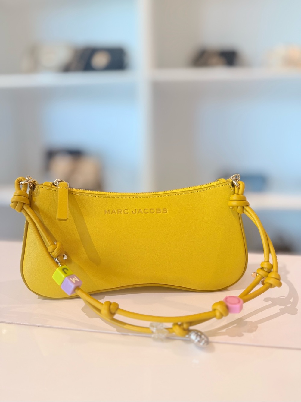 NWT Marc Jacobs lucky charm collection shoulder bag -joy yellow